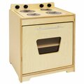 Whitney Brothers WB6420N 19'' x 15'' x 25 3/4'' Contemporary Children's Natural Wood Stove 9466420N